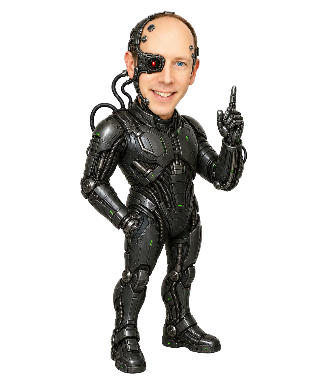 Alex Wissner-Gross assimilated as a Borg drone (fan art)